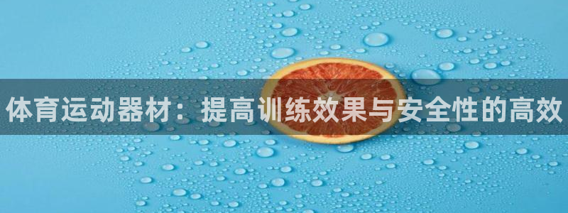 德国一竞技官方正版app集团：体育运动器材：提高训练